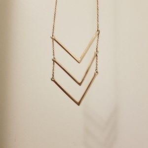 Long Chevron necklace